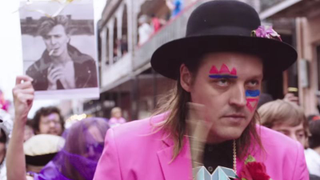 Arcade Fire leads a New Orleans funeral parade for David Bowie